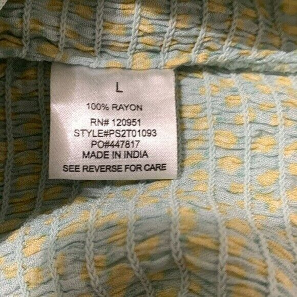 Pink Rose Floral Gypsy Crop Top Green Juniors Large - Picture 5 of 7